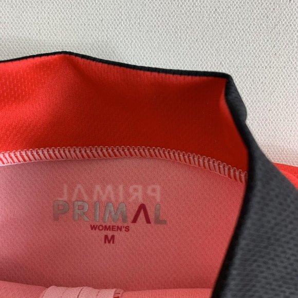Primal Women's Cycling Jersey Size Medium BBG Red Black Active Outdoor Full Zip - Picture 5 of 7